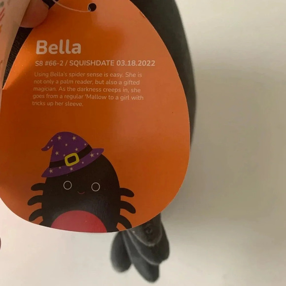 Halloween Squad 2022 Bella the Spider Witch‎ Squishmallow - 8 inch - NWT - Picture 7 of 8